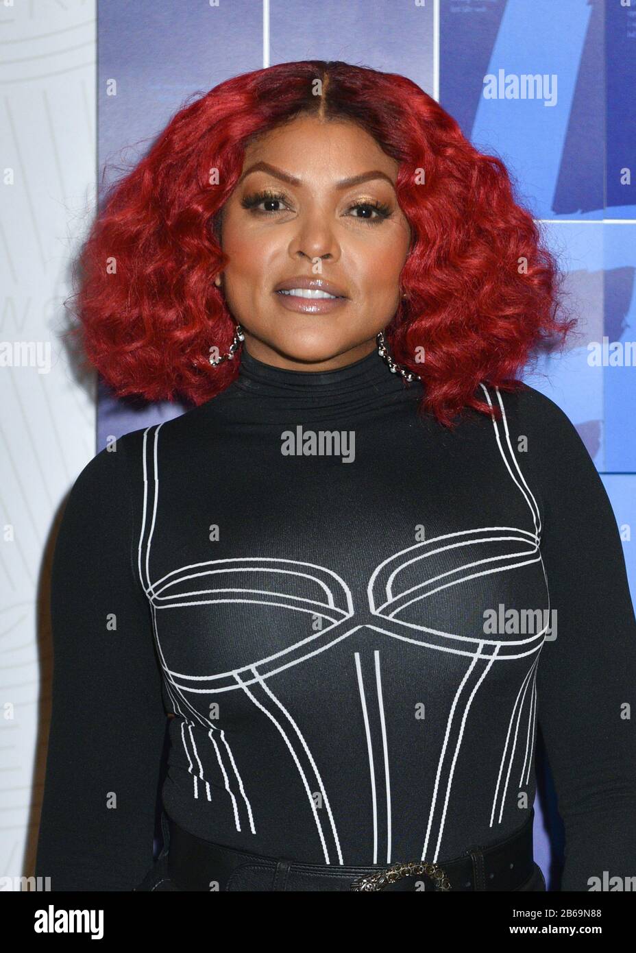 Taraji P. Henson besucht den American Express Launch Employee Appreciation Day am Grand Central Terminal Vanderbilt Hall am 6. März 2020 in New York Stockfoto