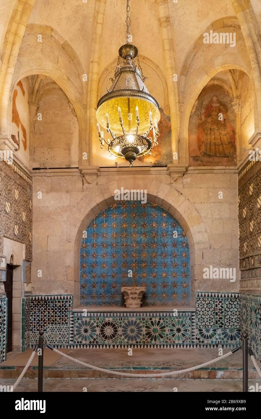 Die Kapelle San Bartolomé, Cordoba, Provinz Cordoba, Andalusien, Südspanien. Die Kapelle gilt als Juwel der Mudejar-Kunst und stammt von lat Stockfoto