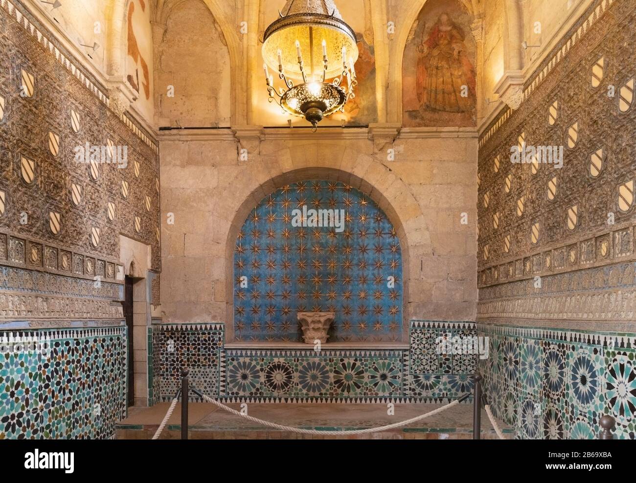 Die Kapelle San Bartolomé, Cordoba, Provinz Cordoba, Andalusien, Südspanien. Die Kapelle gilt als Juwel der Mudejar-Kunst und stammt von lat Stockfoto