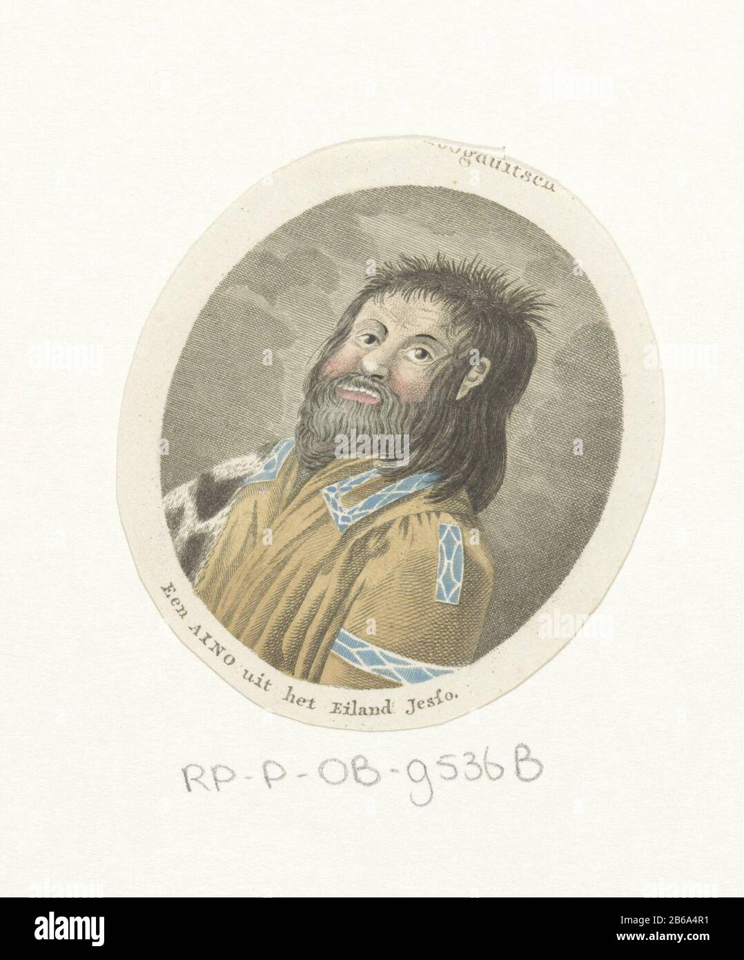 Aino Aino A von der Insel Jesfo (Titelobjekt) Titelseite für AJ von Krusenstern, Reise um die Welt im Jahr 1811 EIN Porträt von Aino, einem Urbewohner der Kurileninseln, einem Archipel im Nordosten Japans. Hersteller: Druckmaschine: Anonymer Verleger Adriaan Pietersz. Loosjes (Listed Building) Drucker: Gerrit Post (Listed Property) Ort Herstellung: Verlag: Haarlem Verlag: Utrechter dating: 11298 Physikalische Merkmale: Ätzung und Engras, handfarbenes Material: Papiertechnik: Ätzung / Engras (Druckverfahren) / manuelle Farbmessungen : Blatt: 81 mm h (Innerhalb der Trennwand) Stockfoto