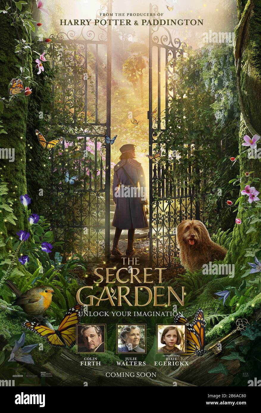 Poster - Dixie Egerickx, "The Secret Garden" (2020) Credit: STX Films / The Hollywood Archive Stockfoto