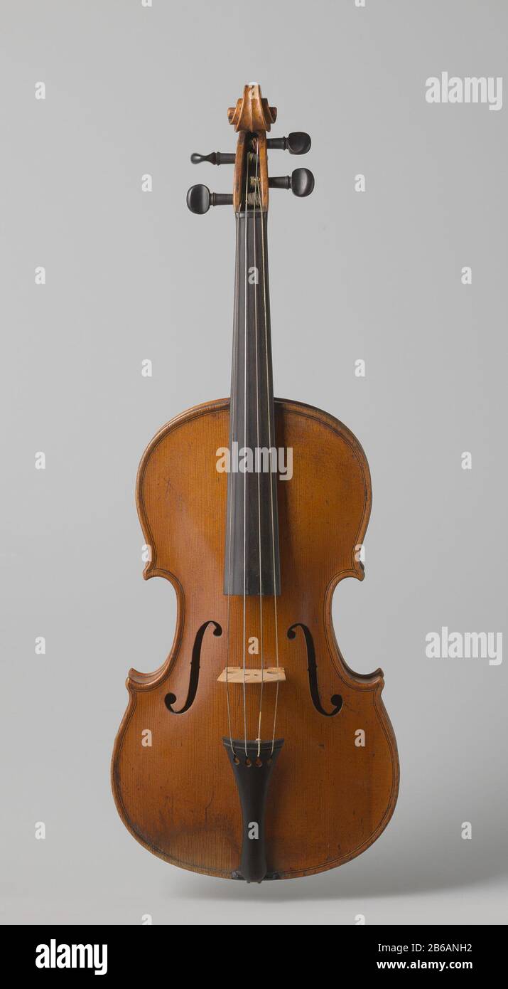 Viola Etiket: Johannes Cuijpers/ fecit S hage 1576/[a]etatis sua[e] 82 Hersteller : muziektinstrumentbouwer: Johannes Theodorus CuypersPlaats Herstellung: Den Haag dating: 1597 Physikalisches Kenmerken: Sparren-, Esdoorn- en ebbenhout, metaal en darm Material: Hout esndoorhout: 70 cm Durchgehaal. × b 25 cm. × d 11 cm. Stockfoto