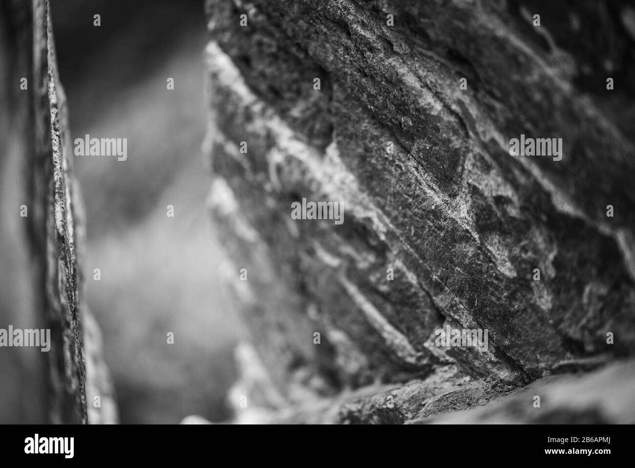 Nahaufnahme der Ziegelwand Stockfoto
