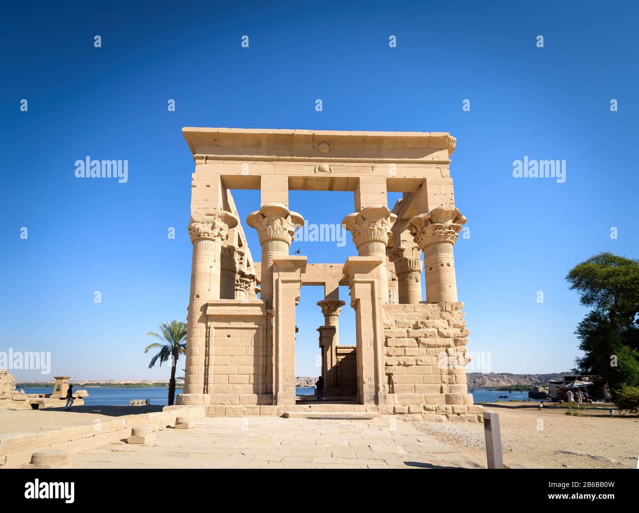 ISIS Tempel, Insel Philae, Assuan Ägypten Stockfoto