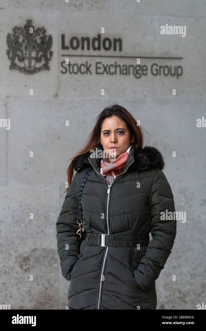 Londoner Börse am Black Monday Stockfoto