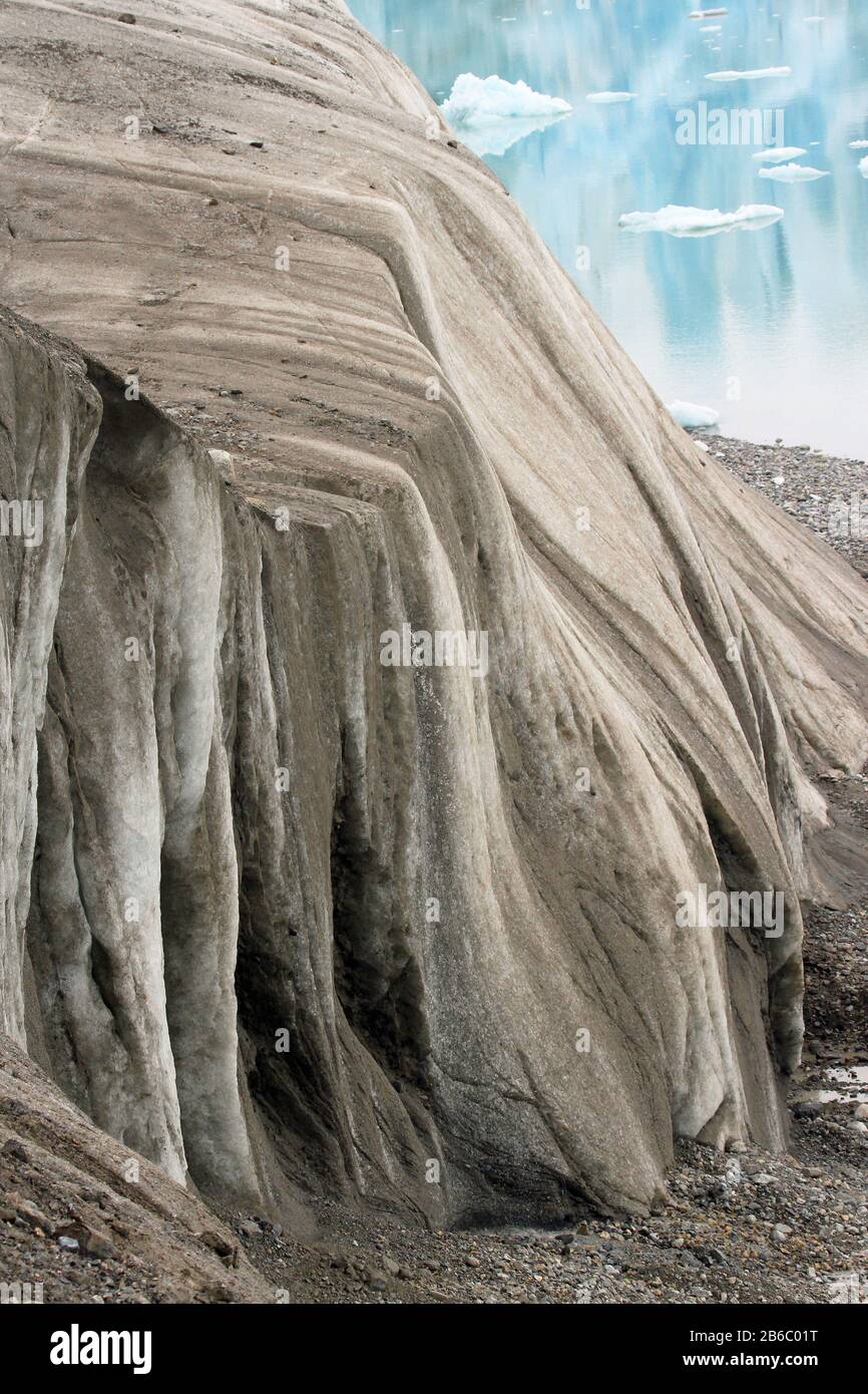 Juli Glacier, Spitzbergen, Norwegen Stockfoto