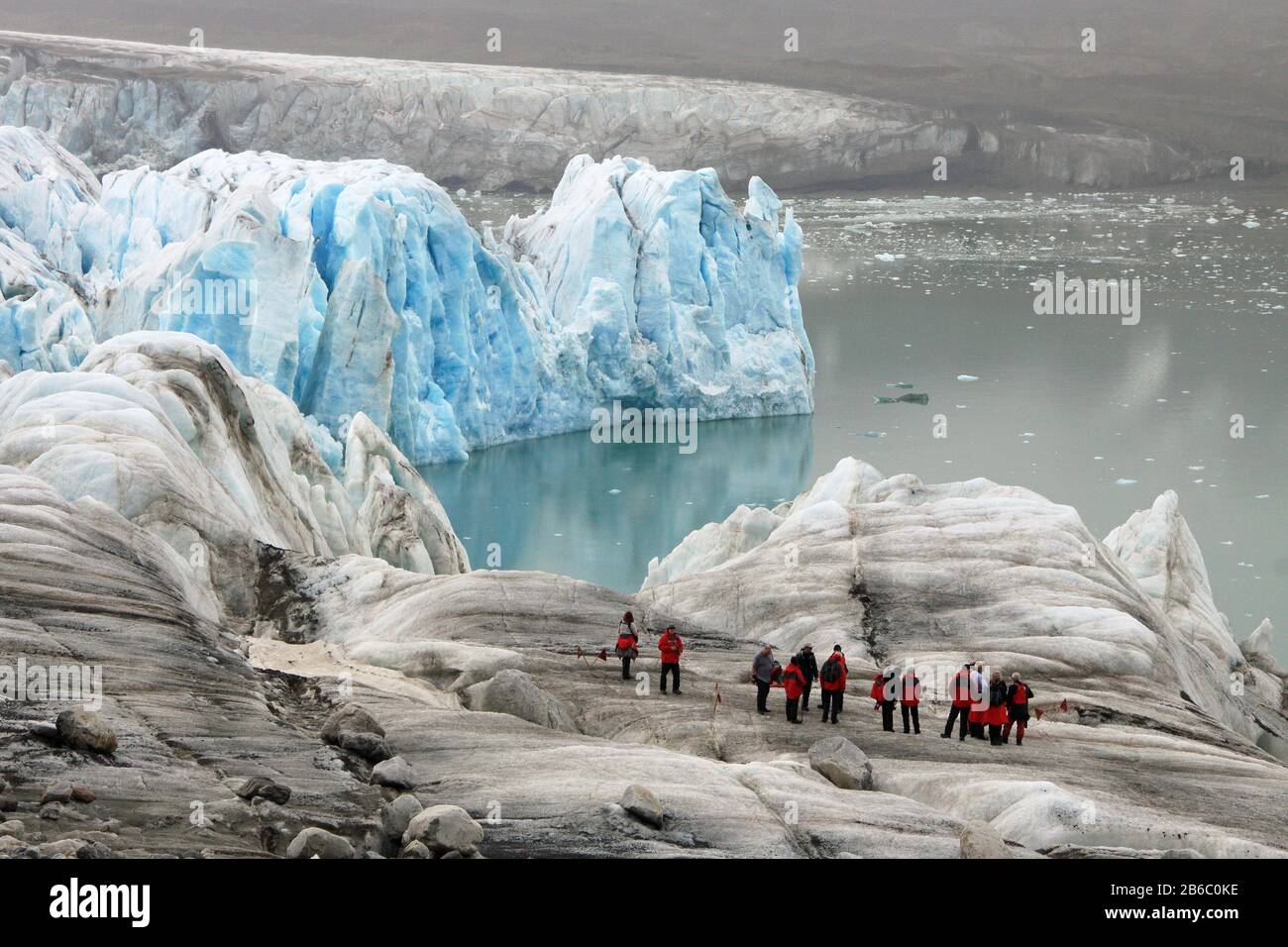 Juli Glacier, Spitzbergen, Norwegen Stockfoto