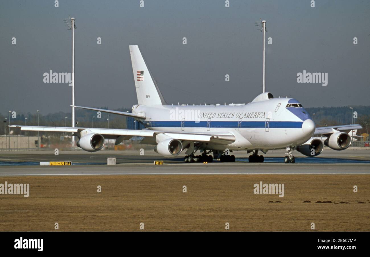 USAF United States Air Force Boeing E-4B Nightwatch Stockfoto
