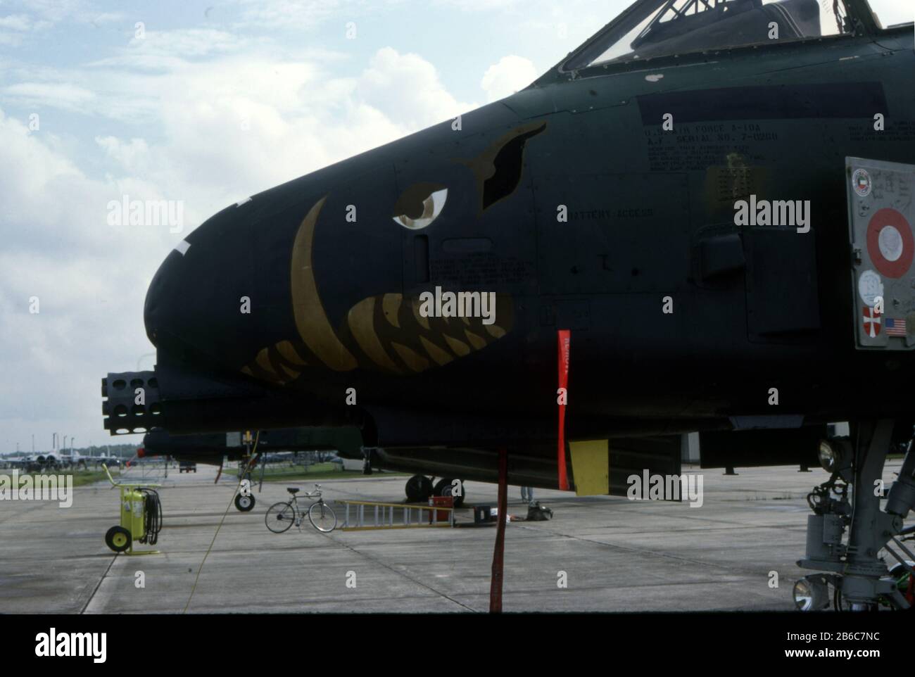 USAF United States Air Force Fairchild Republik A-10A Thunderbolt II Stockfoto