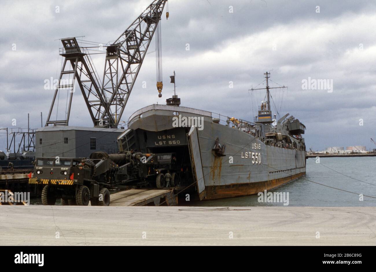 US-Armee/United States Army Atomkanone M65 280 mm/Atomic Cannon M65 11 Zoll Atomic Annie Stockfoto