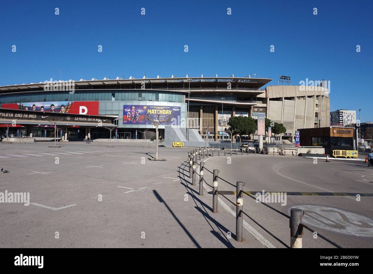 FC Barcelona's Camp Nou Stadium, Barcelona, Spanien Stockfoto