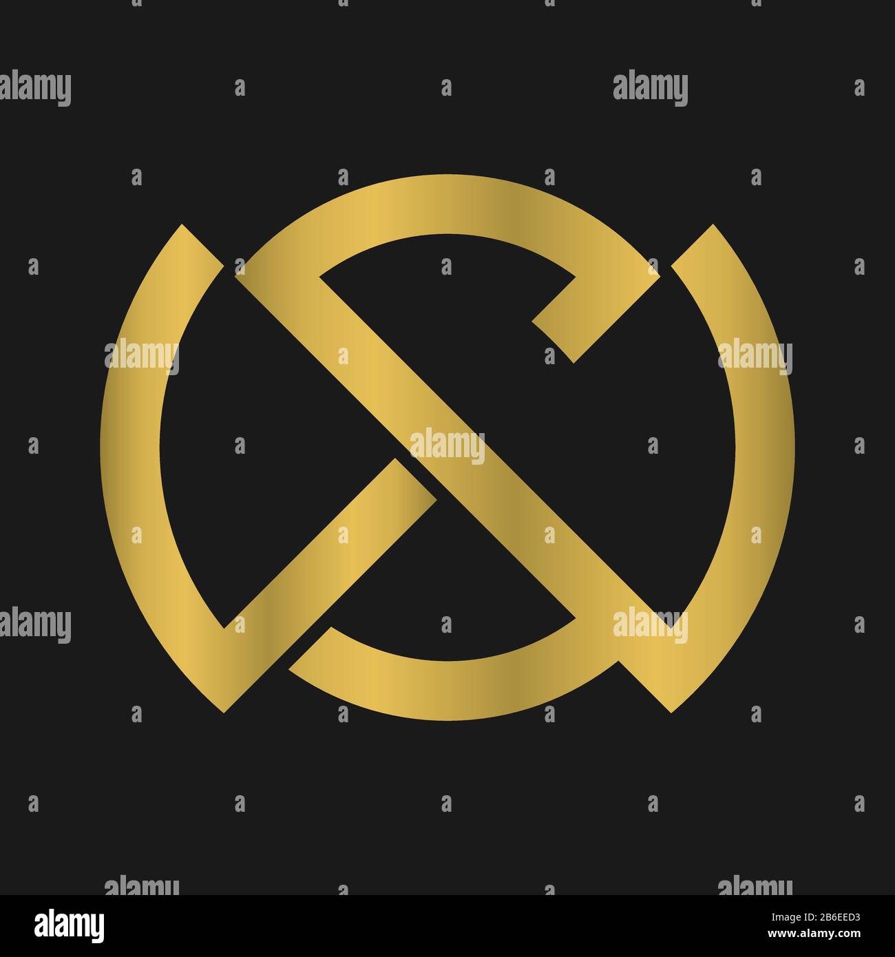 W, S, WS, SW-Letter Logo Design mit kreativer moderner Typografie und Monogramm-Logo Stock Vektor