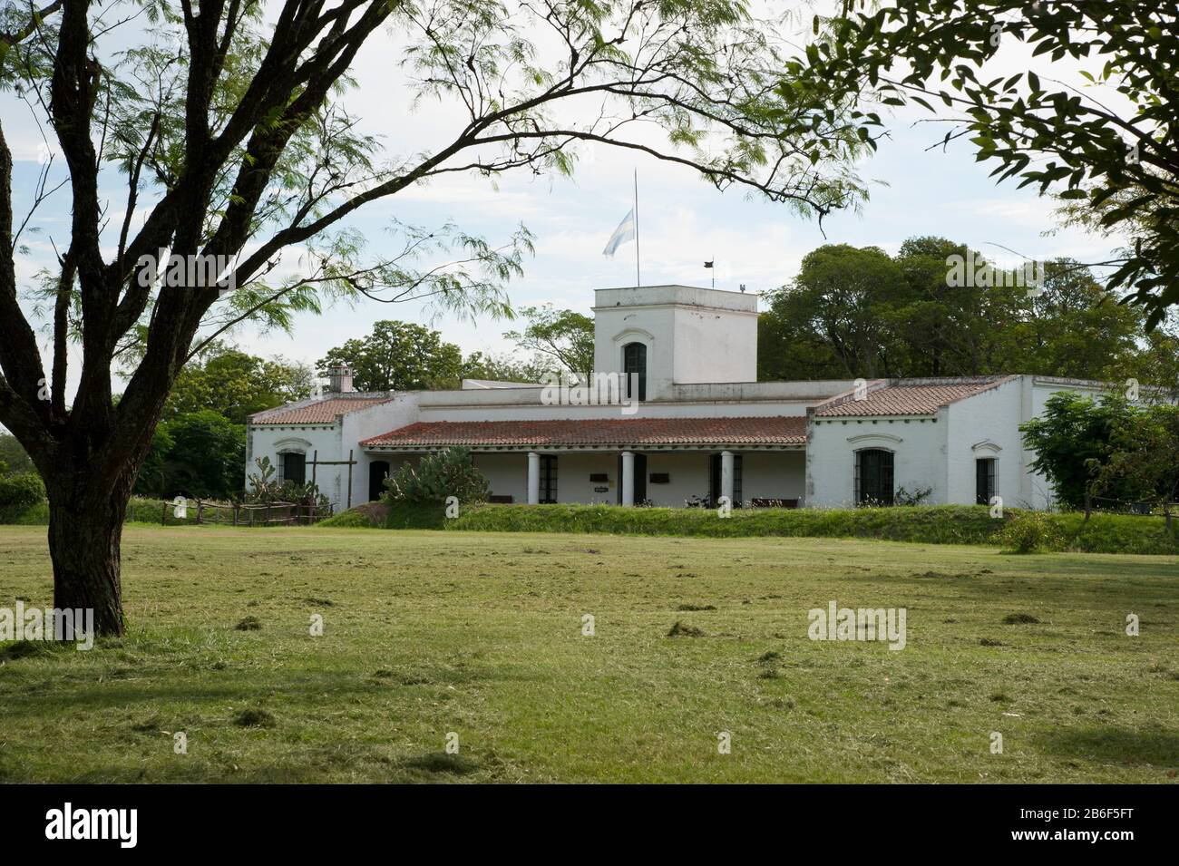 1820er Jahre Gaucho-Heimat, Partido San Antonio de Areco, Provinz Buenos Aires, Argentinien Stockfoto