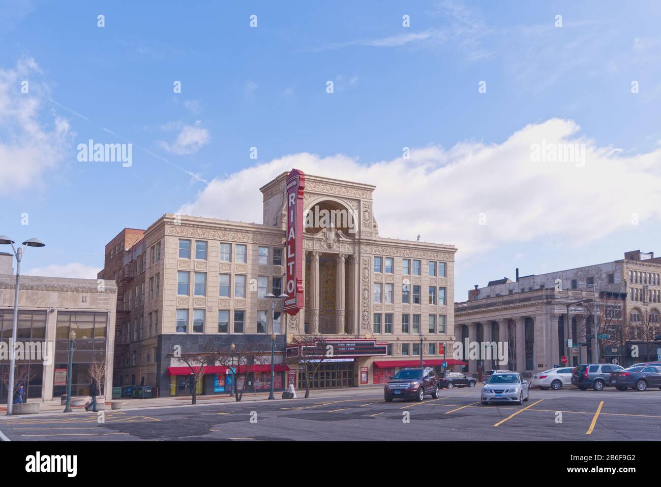 Das berühmte Rialto Square Theatre in Joliet, Illinois Stockfoto