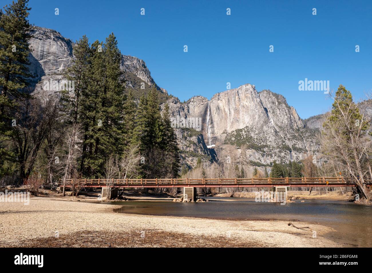 Yosemite Falls im Yosemite-Nationalpark, Kalifornien, USA Stockfoto