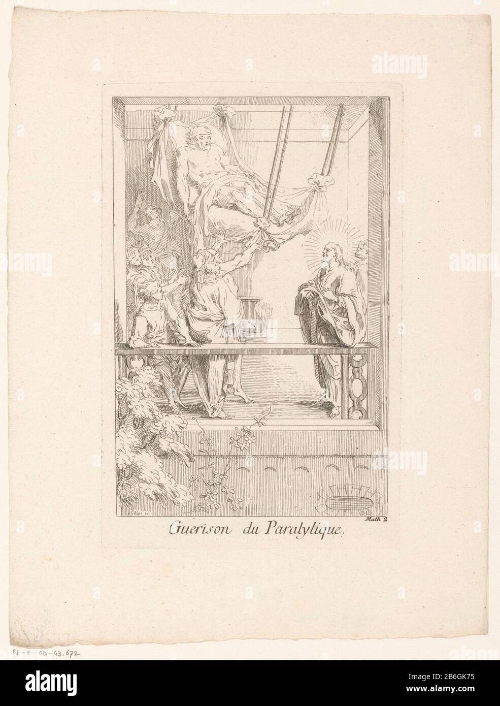 Christus heilt den Krüppelmann Guérison du Paralytique (Titelobjekt) Leben und Passion Christi (Serientitel) La Vie de Jesus NS C (Serientitel) Christus heilt den KrüppelmanGuerison du Paralytique (Titelobjekt) Leben und Passion Christi (Serientitel) La Vie de N.S. Jesus C. (Serientitel) Objekttyp: Bild Artikelnummer: RP-P-ob-43.672Catalogusreferentie: IFF 18e siècle 713 Aufschriften / Marken: Sammlermarke, Verso, gestempelt: Lugt 2228 Hersteller: Druckerhersteller Gabriel Huquier (denkmalgeschütztes Gebäude) Druckerhersteller Jacques Gabriel Huquier (möglich) zur Gestaltung: Claude Gillot (denkmalgeschütztes Gebäude) Stockfoto