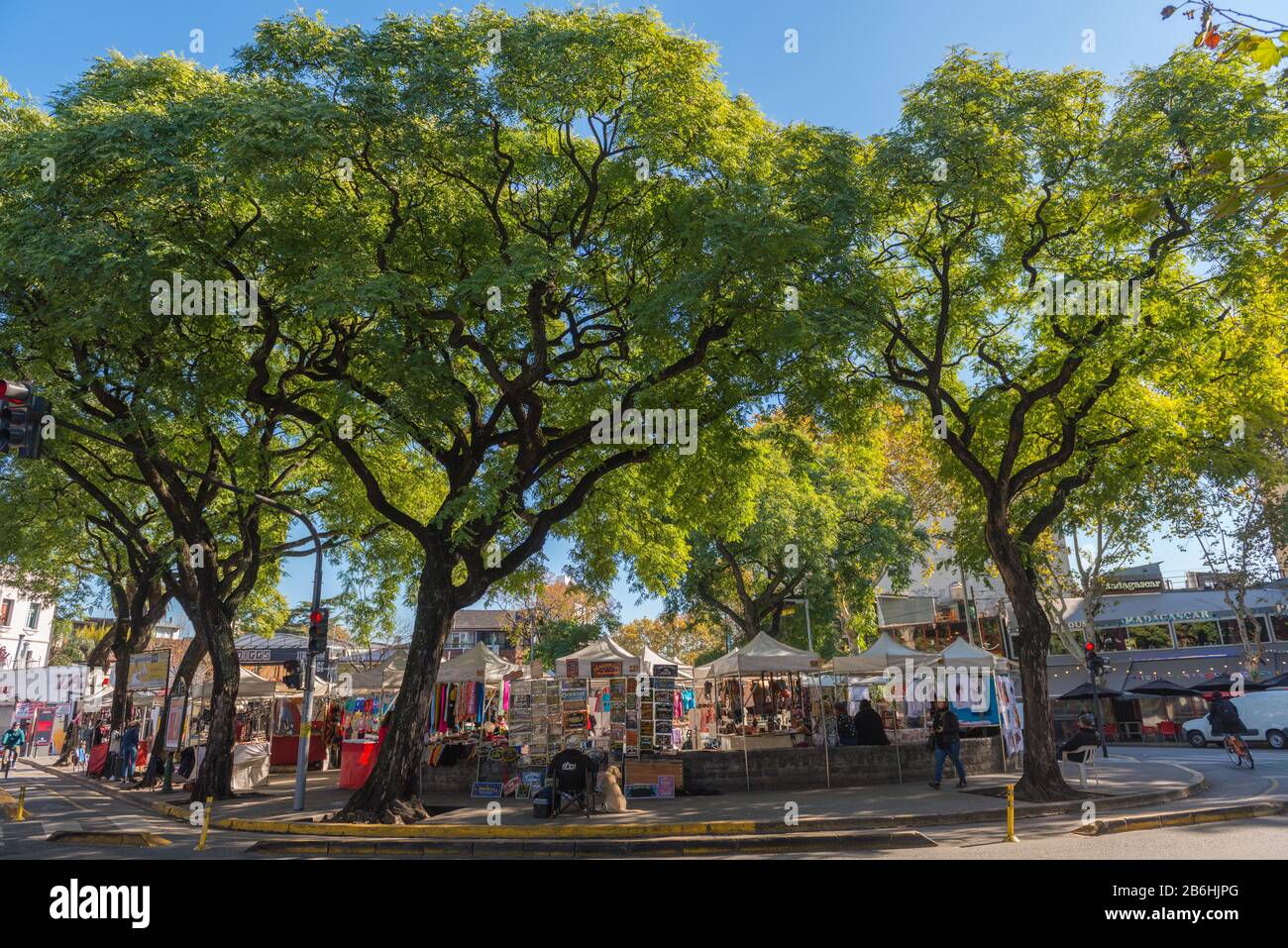 Offener Markt, Bezirk Palermo, Buenos Aires, Argentinien Stockfoto