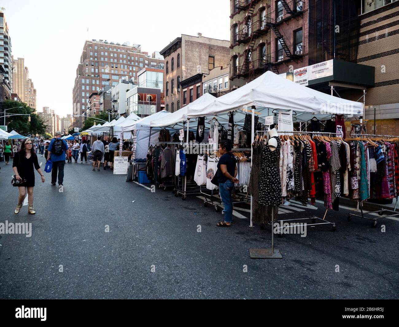New York City Street Fair Stockfoto