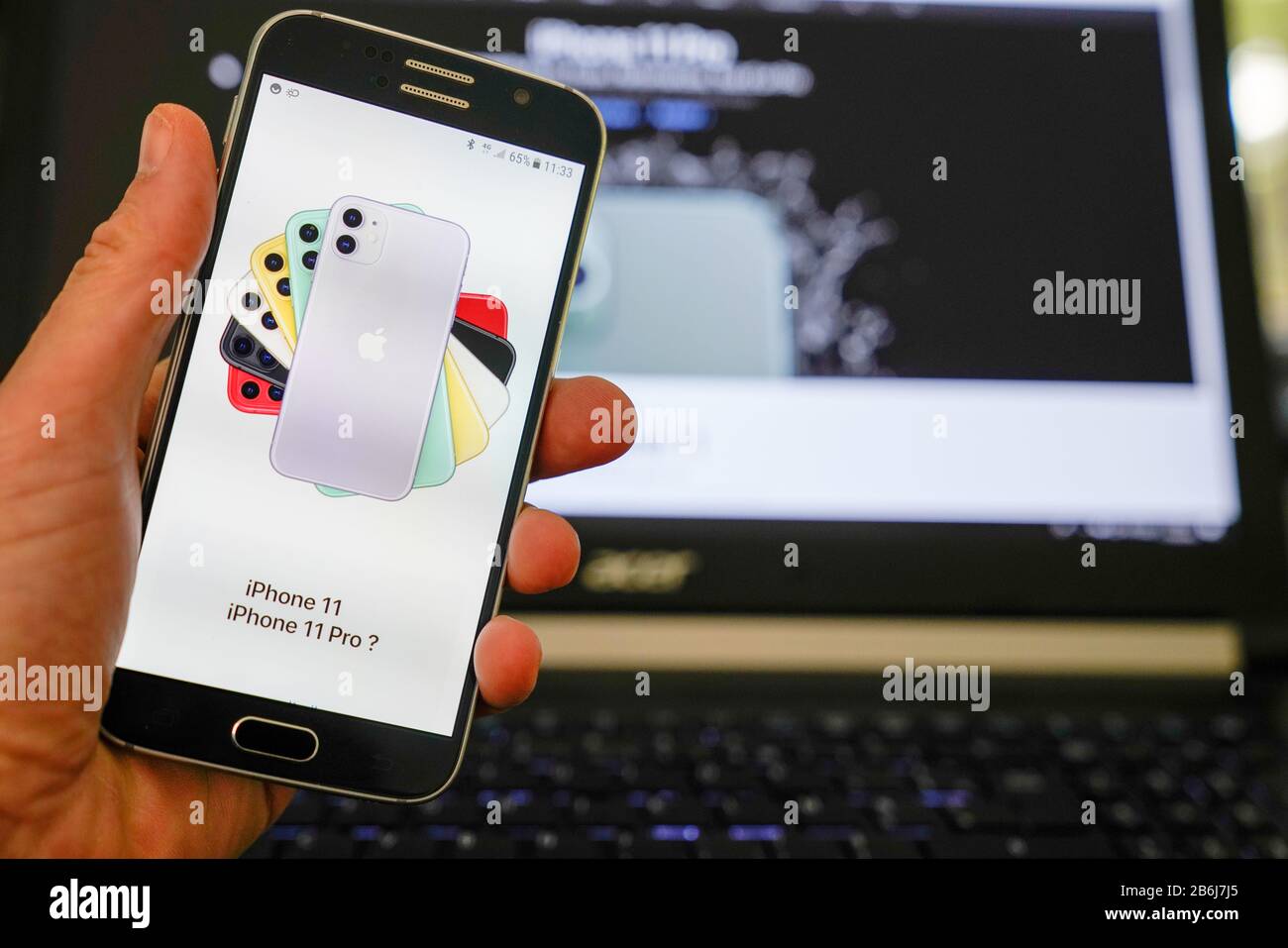 Iphone Werbung Stockfotos Und Bilder Kaufen Alamy