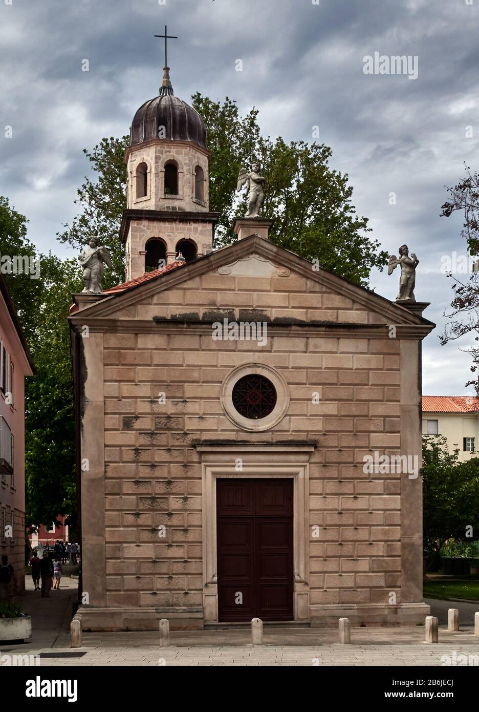 Zadar, Provinz Dalmatien, Kroatien, Stadtkirche Zadar unserer Frau für Gesundheit in der Straße A.Paravije, Stockfoto