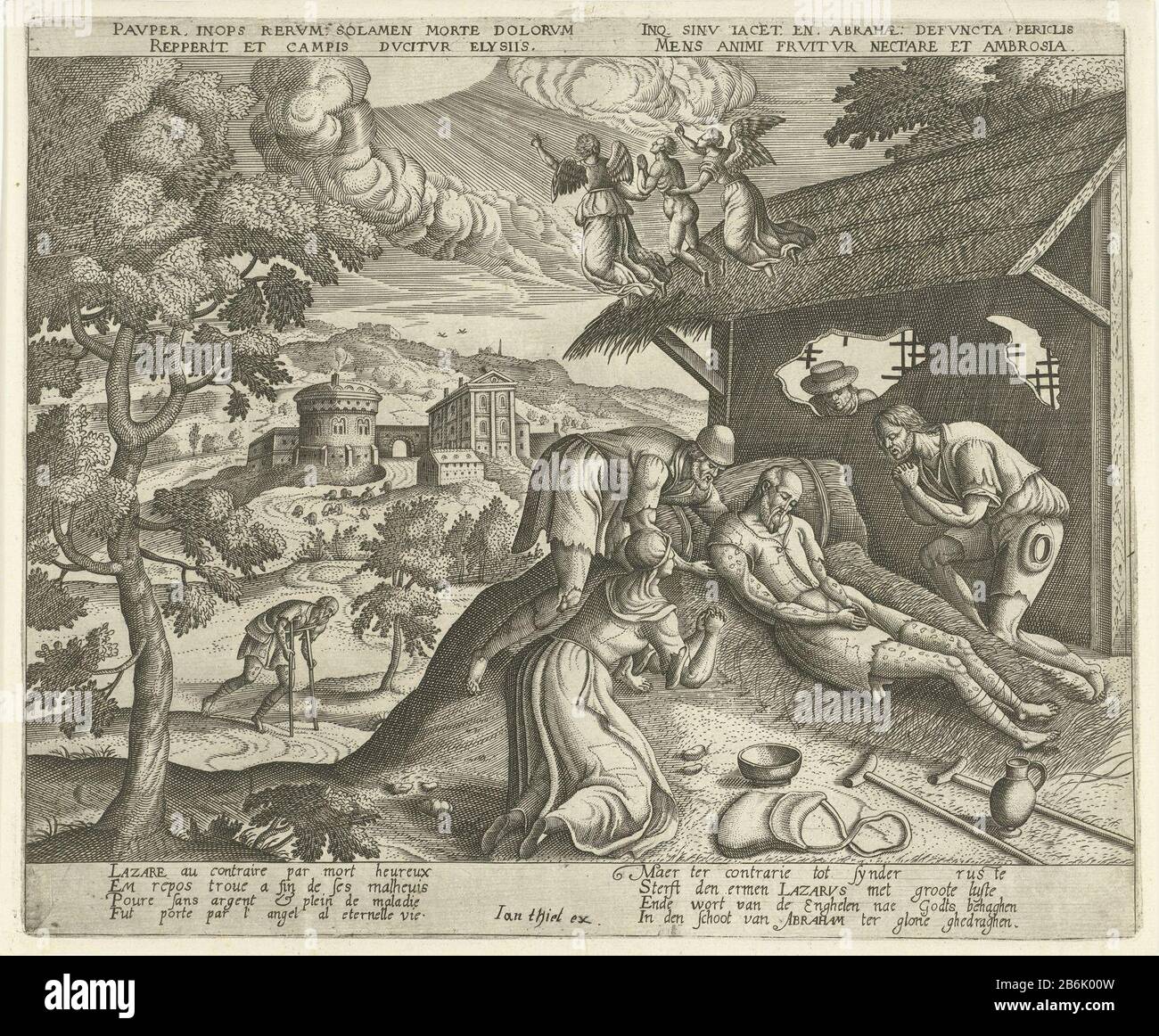 Tod des LazarusGleichnisses des reichen Mannes und des Lazarus