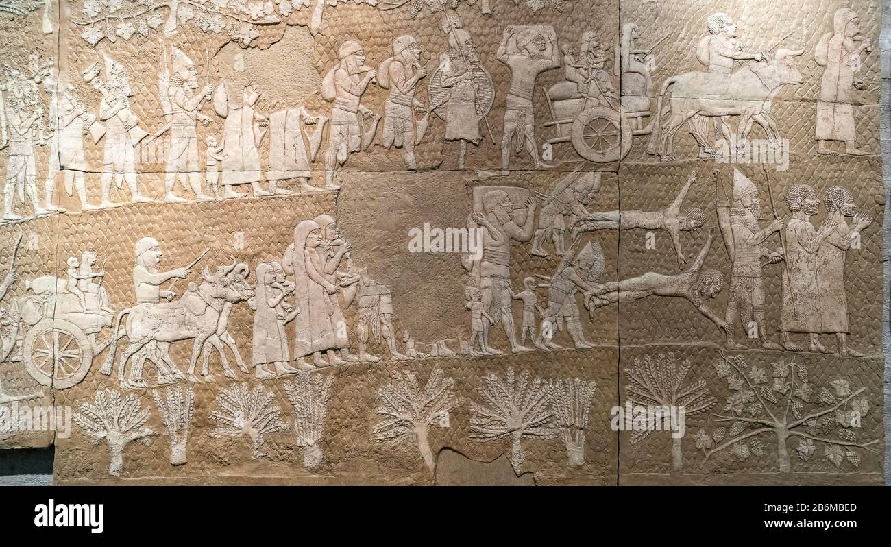 Detail der Kunstwerke an der Wand eines Museums, Israel Museum, Jerusalem, Israel Stockfoto