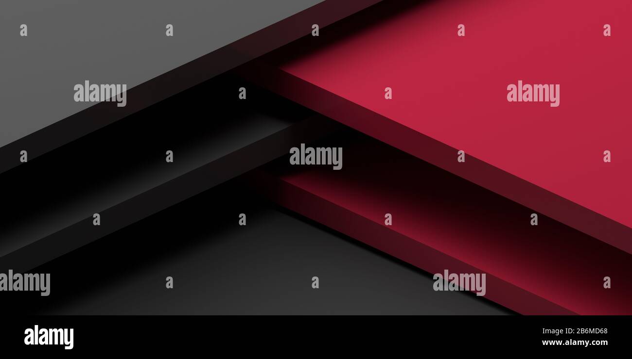 Abstraktes 3D-Rendering, moderner Hintergrund, Grafikdesign Stockfoto