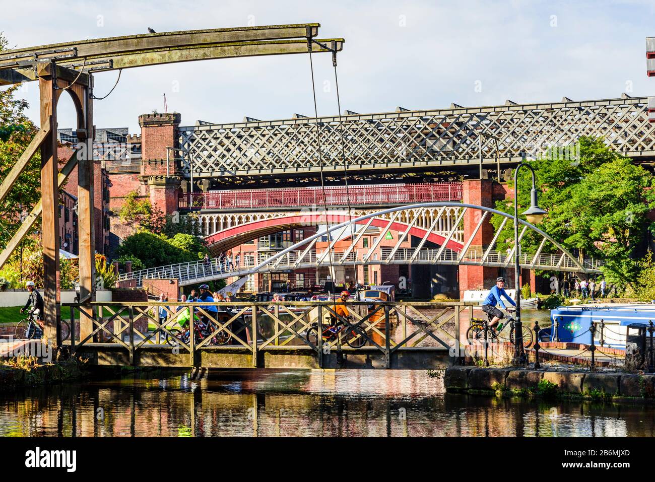 Bridges, Castlefield, Greater Manchester Stockfoto