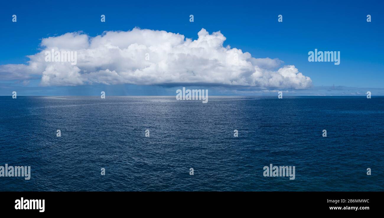 Blick auf das Meer, South Kona, Hawaii, USA Stockfoto