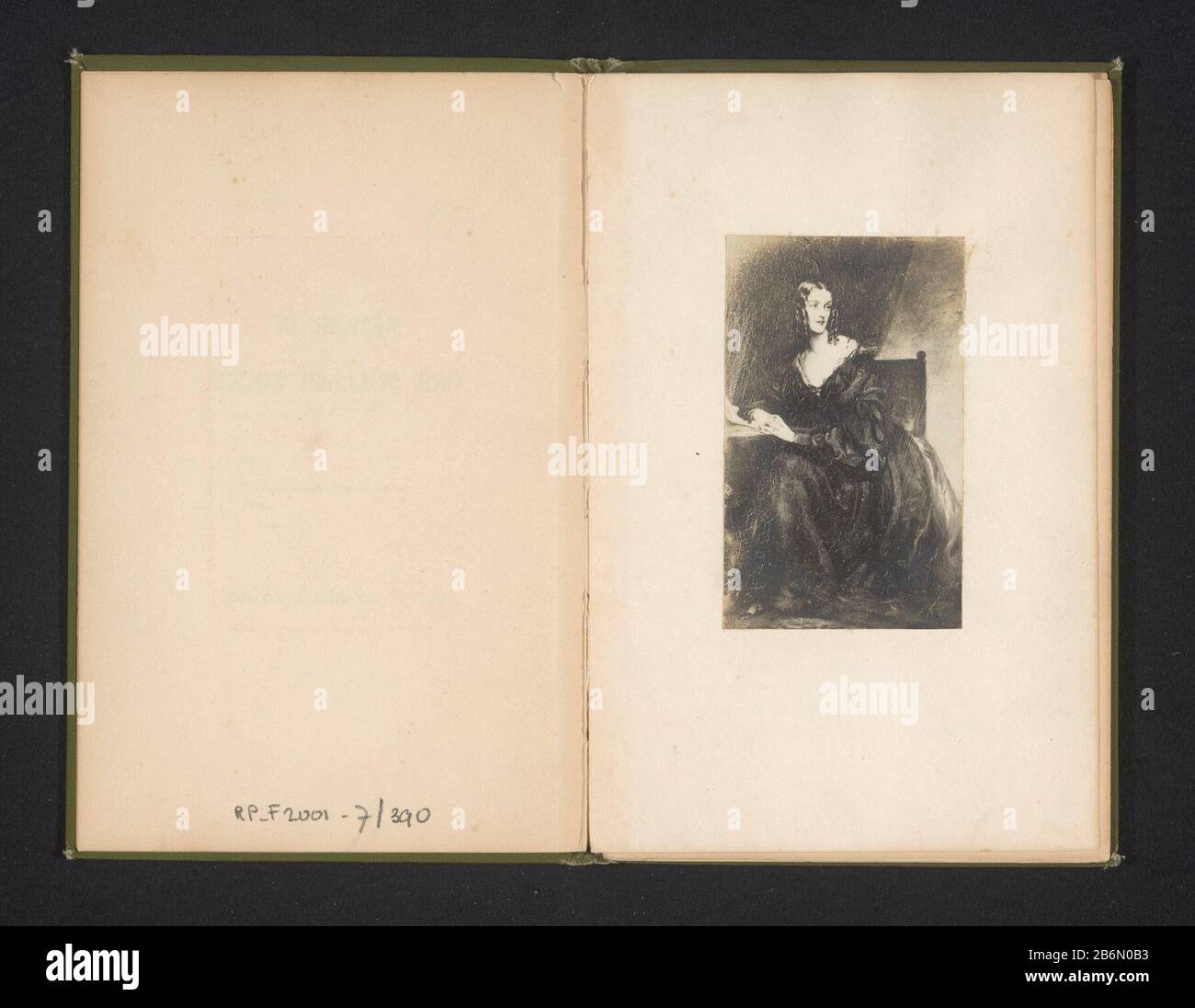 Fotoreproductie van een schilderij, (vermoedelijk) voorstellende een portret van Selina Tollemache Foto Reproduktion eines Gemäldes (vermutlich) mit dem Porträt von Selina Tollemache Immobilientyp: Foto Reproduktion Seite Artikelnummer: RP-F 2001-7-390-1 Hersteller: Fotograf: Anonym zum Malen nach: Anonymous Datum: 1890 - ca. 1900 Material: Papier: Technik: Gelatine Silber Druck Abmessungen: Foto: H 100 mm × W 61 mm Betreff: Historische Personen - BB - Frau Handschreiben, als Aktivitywie schreiben: Selina Tollemache Stockfoto