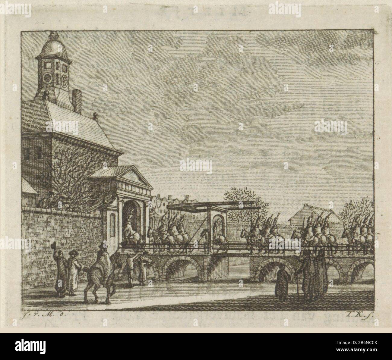 Franse leger trekt Amsterdam binnen, 175Het Franse leger trakt door de Utrechtsepoort Amsterdam binnen, 19 januari, 175er. Illustratie op S. 265 van het boek: Historie der omwentelingen. Hersteller : Hersteller: Theotor Koning (vermeld op object)naar tekening van: Jacobus van Meurs (vermeld op object)uitgever: Willem van Vlietuitgever: Johannes Hazeu Cornelisz.Plaats Herstellen: Prentmaker: Noordelijke Nederlandenuitgever: Amsterdamuitsen: 68 plaatzew: 68er: 65h trad: 65H trad: 65H trad: 95h trad: 65h: 65h: 65h: 65h: 65h trad: 65h: 65h: 65h: × H 160 mm × b 96 m Stockfoto