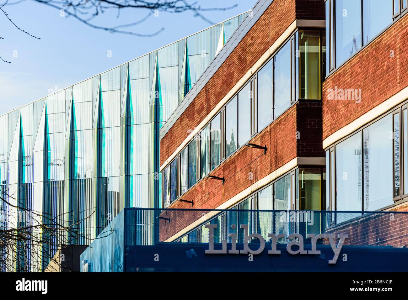 Library and Business School, Manchester Metropolitan University Stockfoto