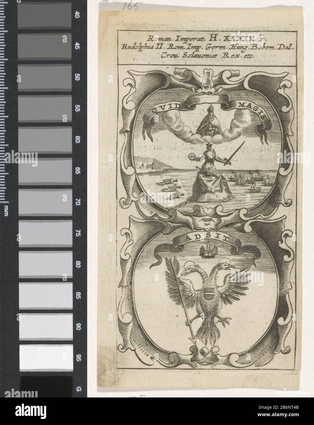 Gerechtigheid en God de Vader Dubbelkoppige adelaar met pijl Quid Magis Adsit (titel op object) Symbola Divina et Humana Pontificum Imperatorum Regum (serietitel) Een embleem met twee voorstellingen. Boven zit de personificatie van Gerechtigheid op een rots. Es ist ein sehr gutes, aber auch sehr gutes, sehr gutes und gutes Gericht. In de wolken traf God de Vader in zijn Hand auf een hart. Onder een dubbelkoppige gekroonde adelaar met pijl. Het bettreffen deviezen van keizer Rudolf II Hersteller: Rentner: Anoniemnaar prent van: Aegidius Sadeler dating: 1666 Physische Kenmerken: Tiefdruck; verso traf tekst i. Stockfoto