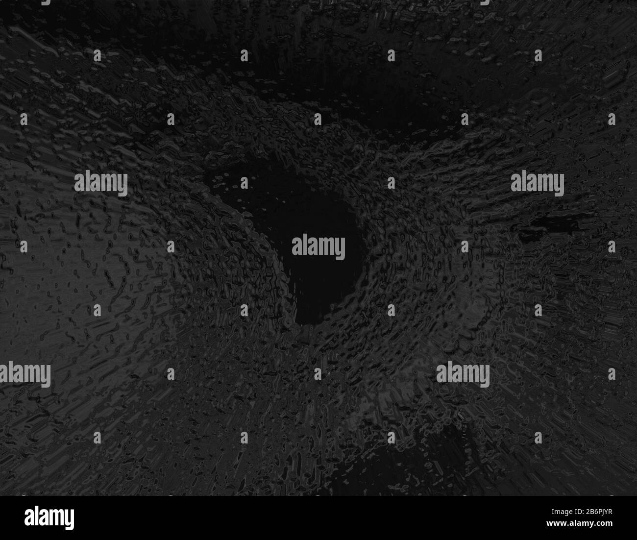 Auffälliges Schwarz auf schwarzem, abstraktem, strukturiertem Hintergrund Stockfoto