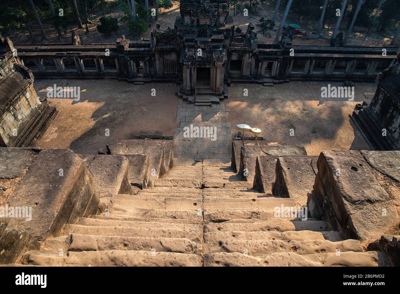 Der Tempel Ta Keo in der Nähe von Angkor Wat in Kambodscha Stockfoto
