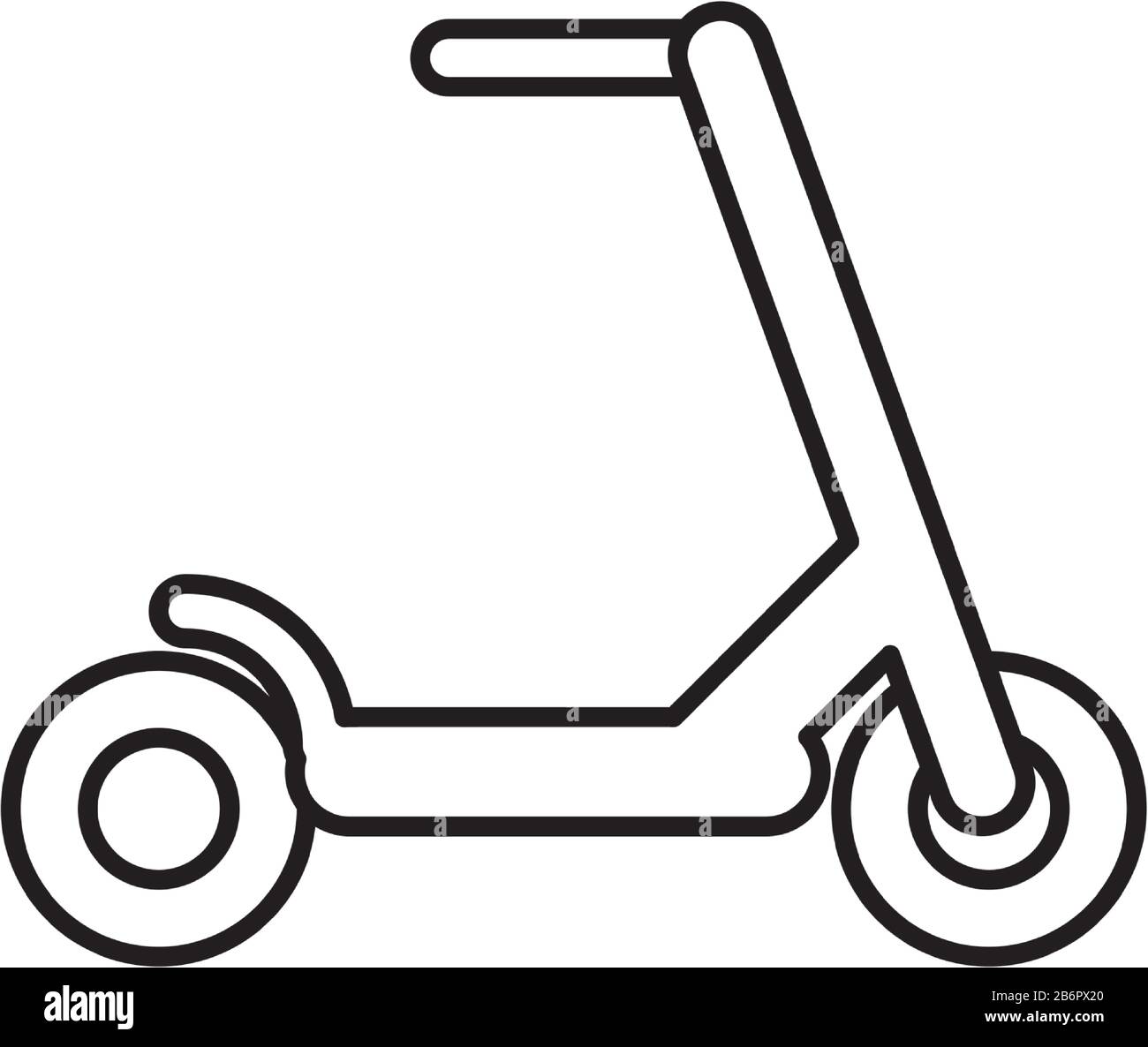 Spielzeug-Symbol für Skateboard mit flachem Design Stock Vektor