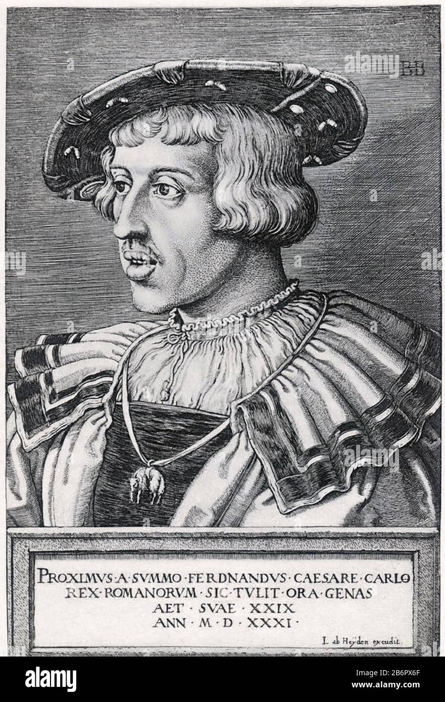 Ferdinand I., Heiliger römischer Kaiser (1503-1564) Stockfoto