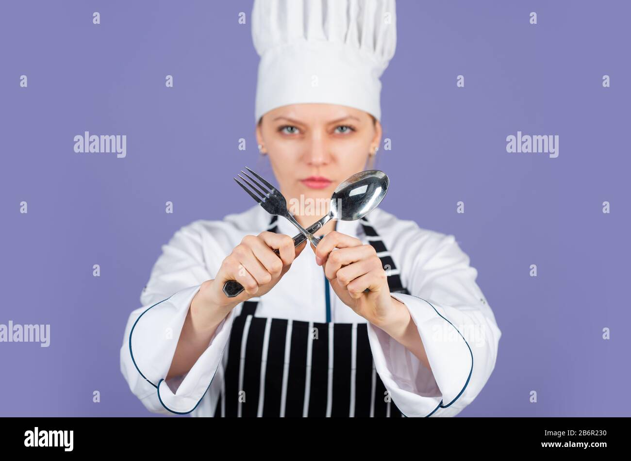 Unternehmer, Unternehmer, Kochstil, Beruf und Beruf. Vertrauen und Erfolg ausdrücken. Inspirationskonzept. Koch zum Kochen inspiriert. Kochtipps für Koch. Stockfoto