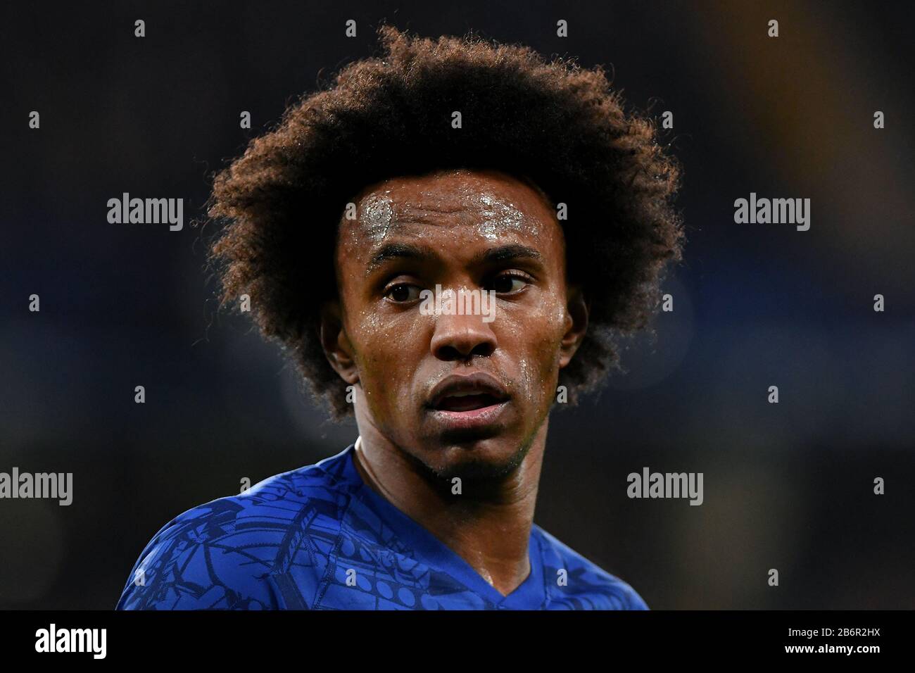 Willian von Chelsea - Chelsea gegen Liverpool, Die fünfte Runde des Emirates FA Cup, Stamford Bridge, London, Großbritannien - 3. März 2020 nur redaktionelle Verwendung - es gelten Einschränkungen für DataCo Stockfoto