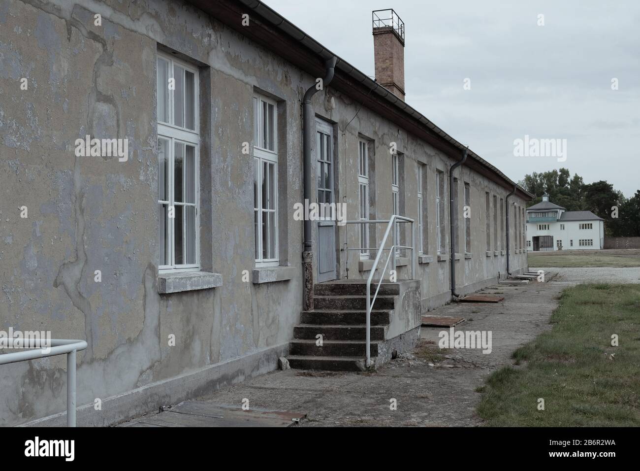 September 2019 im Konzentrationslager Sachsenhausen in Deutschland Stockfoto