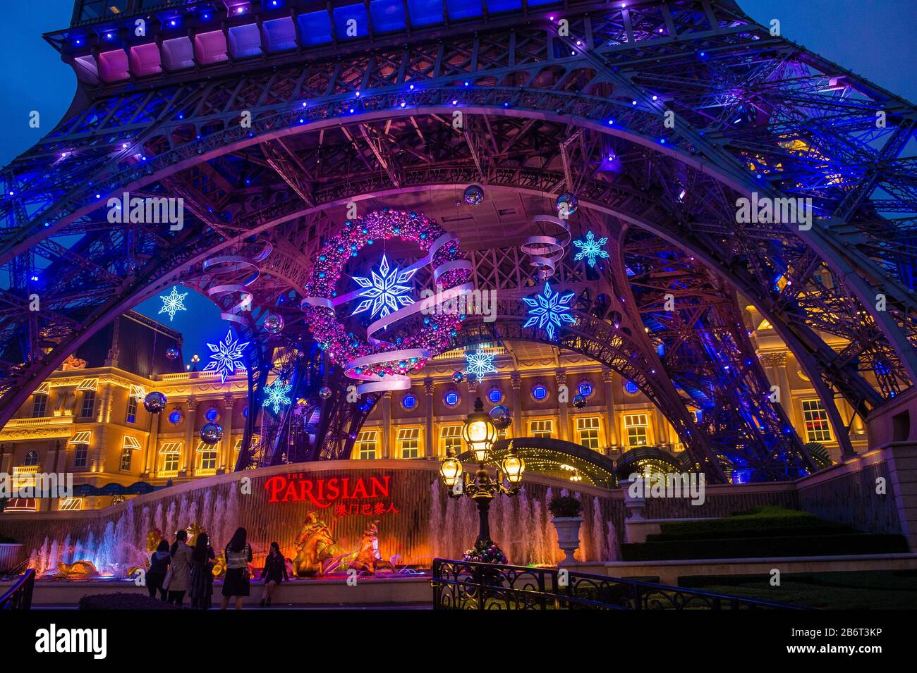Das Pariser Hotel und Casino in Macau Stockfoto