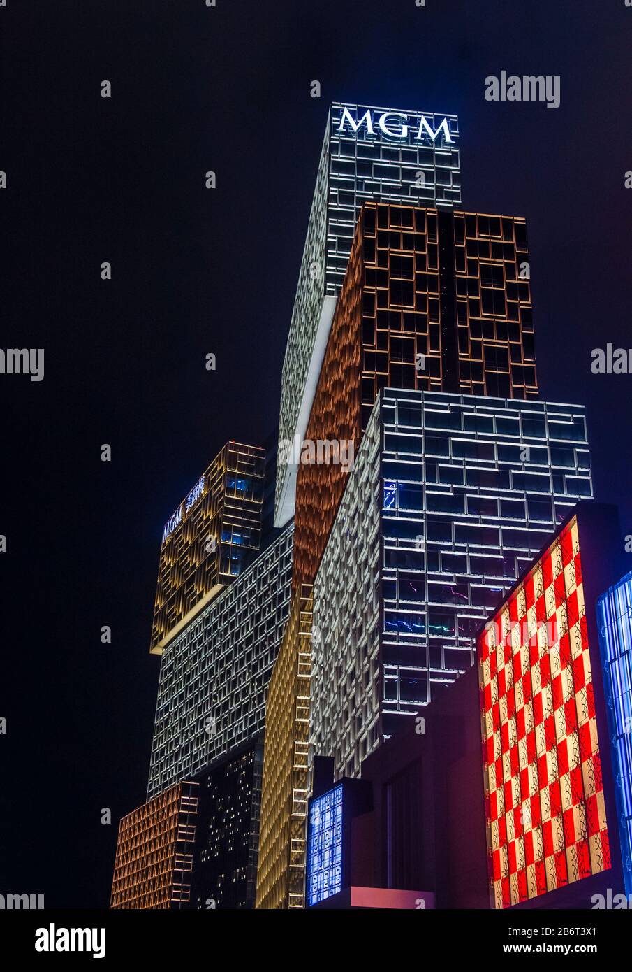 Das MGM Cotai Hotel und Casino in Macau Stockfoto