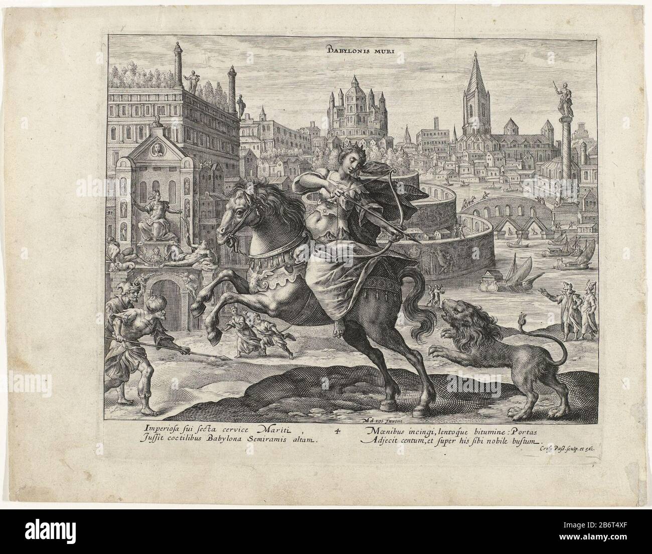 Hangende Tuinen van Babylon traf op de voorgrond een leeuwenjacht De zeven wereldwunderen (serietitel) Hängende Gärten von Babylon im Vordergrund ein leeuwenjachtDe sieben Wunder (Serientitel) Immobilientyp: Print Serial: 4 / 7Objectnummer: RP-P-2011-72-5ogusentie: Der Niederländische Opmerstein 1310der Holländische Hersteller: Der holländische Opmerstein der Holladstein: Der Hollandsche Crispijn von Passe (I) (denkmalgeschütztes Gebäude), entworfen von: Marten de vos (denkmalgeschütztes Gebäude) Herausgeber: Crispijn von Passe (I) Herstellung: Utrechter dating: 1614 Physische Merkmale: Fahrzeugmaterial: Papiertechnik: Engr Stockfoto