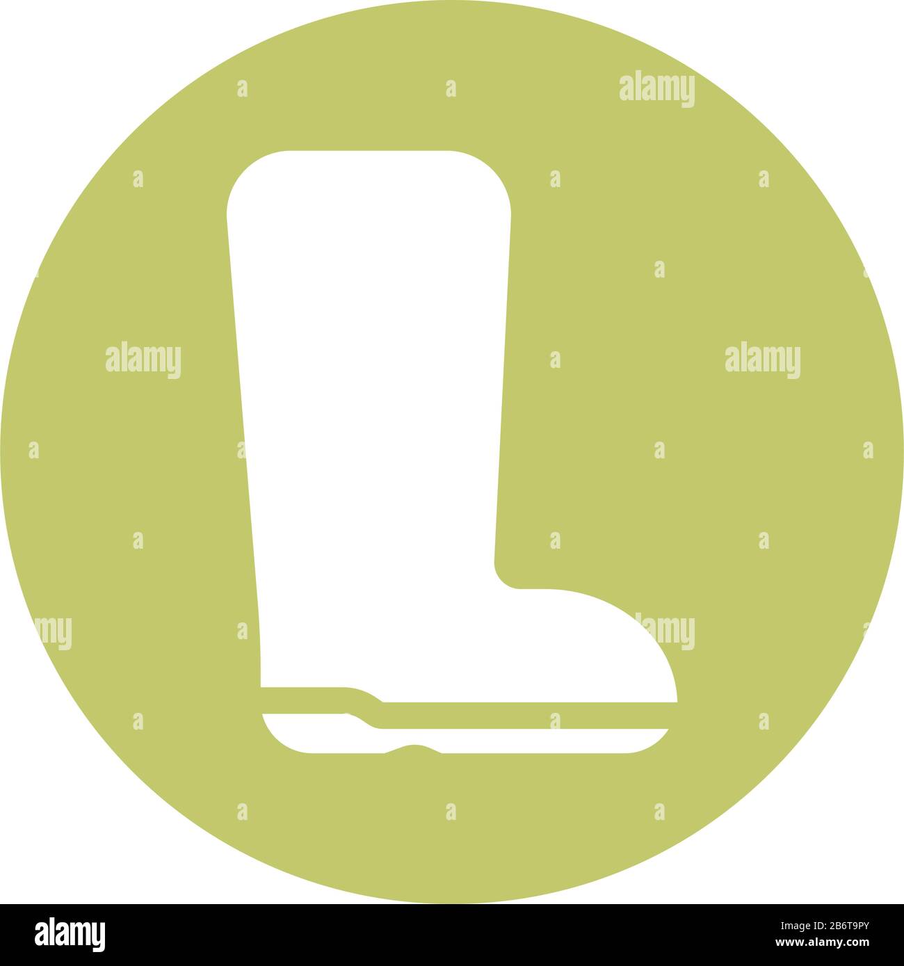 Design mit Vektorgrafiken aus Gummimanschette, Block und flachen Symbolen Stock Vektor