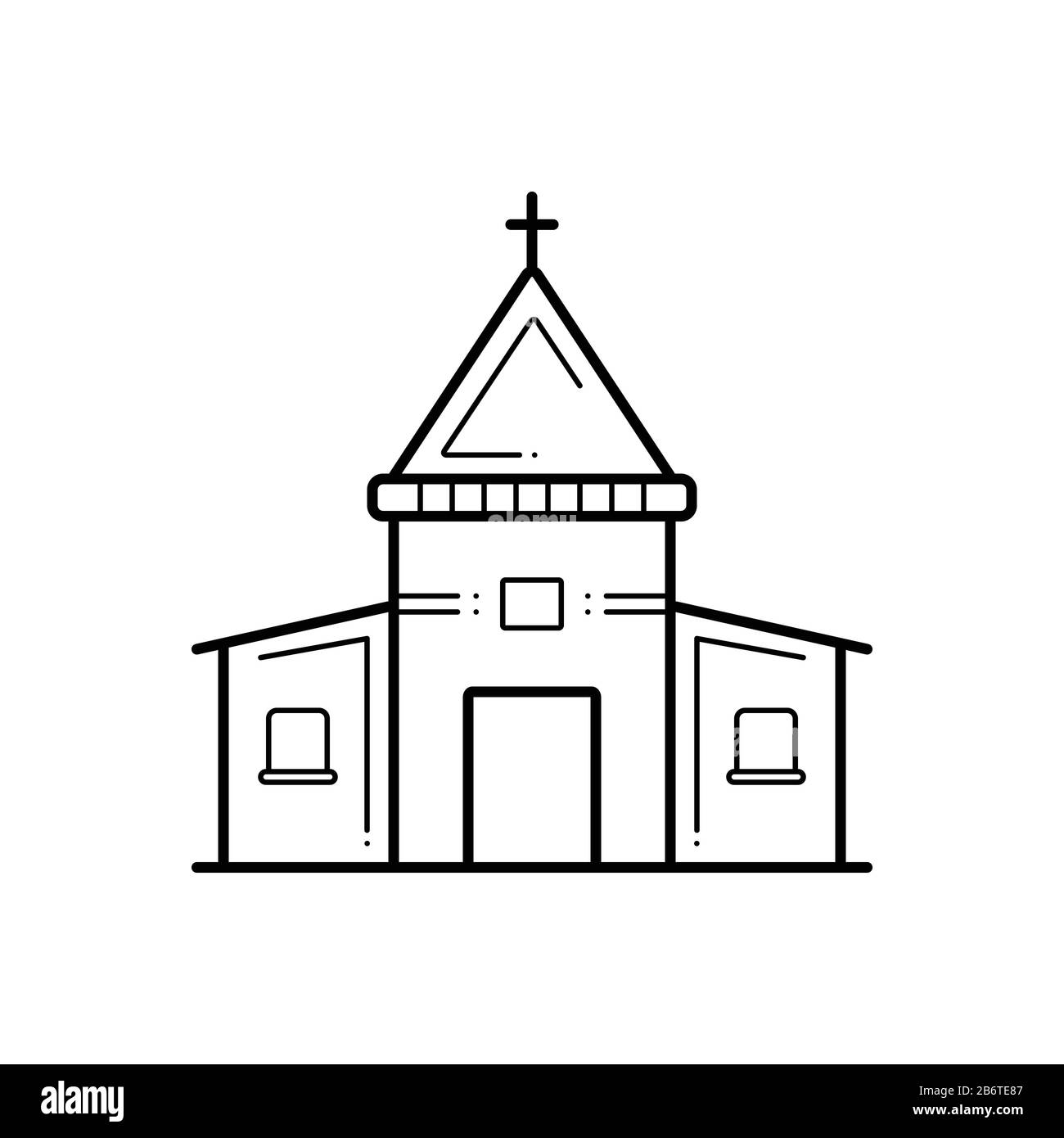 Ikone des Heiligen Ortes Stock Vektor