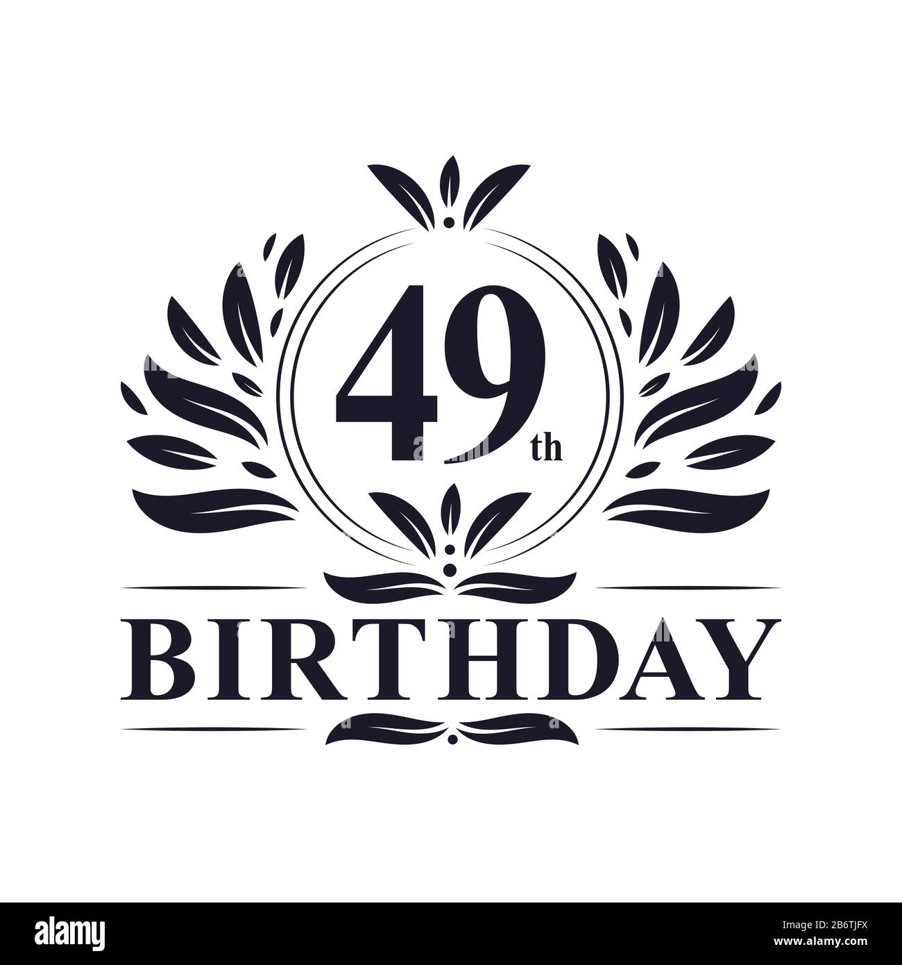 49 Jahre Geburtstag Logo Stockfotos Und Bilder Kaufen Alamy