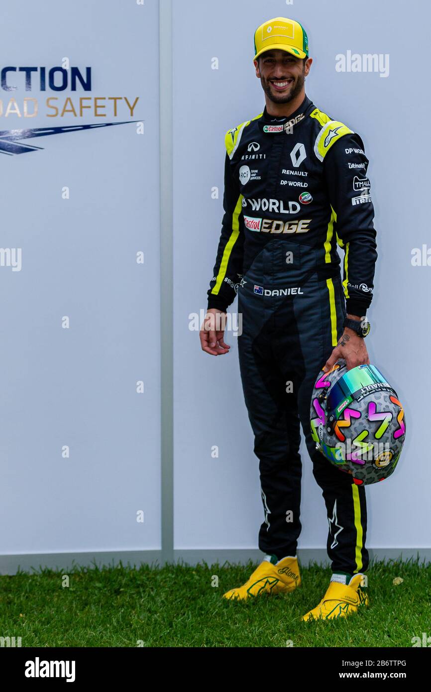 Melbourne, Australien, 12. März 2020. Daniel Ricciardo (3) fuhr für Renault während des großen Preises von Rolex, Australien, in der Formel 1. Credit: Dave Hewison/Alamy Live News Stockfoto