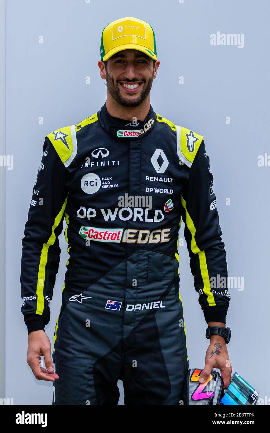 Melbourne, Australien, 12. März 2020. Daniel Ricciardo (3) fuhr für Renault während des großen Preises von Rolex, Australien, in der Formel 1. Credit: Dave Hewison/Alamy Live News Stockfoto