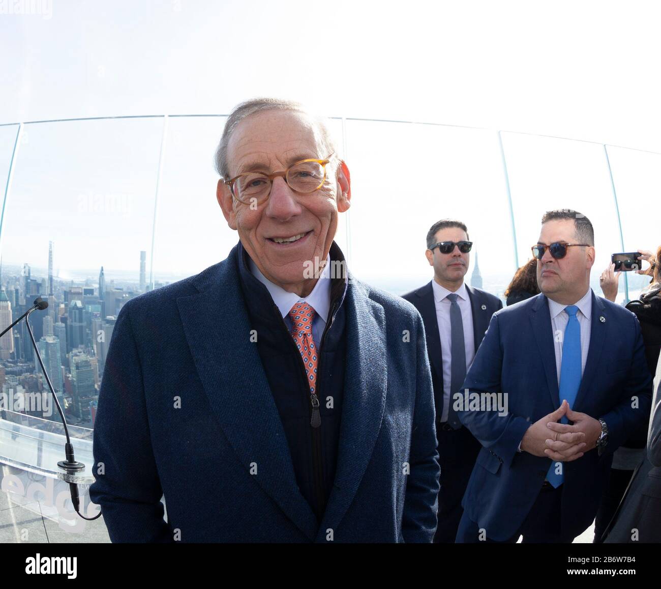 New York, Vereinigte Staaten. März 2020. Stephen M. Ross besucht Den Rand der höchsten westlichen Hemisphäre im Freien während der Eröffnung (Foto von Lev Radin/Pacific Press) Kredit: Pacific Press Agency/Alamy Live News Stockfoto