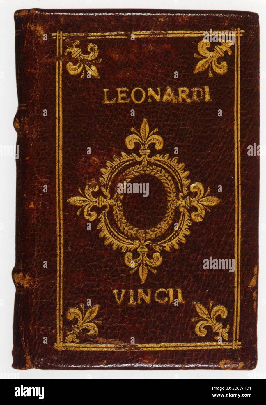 Leonardo da Vinci. Bindung von ''Manuskript K''. 16. Jahrhundert Stockfoto